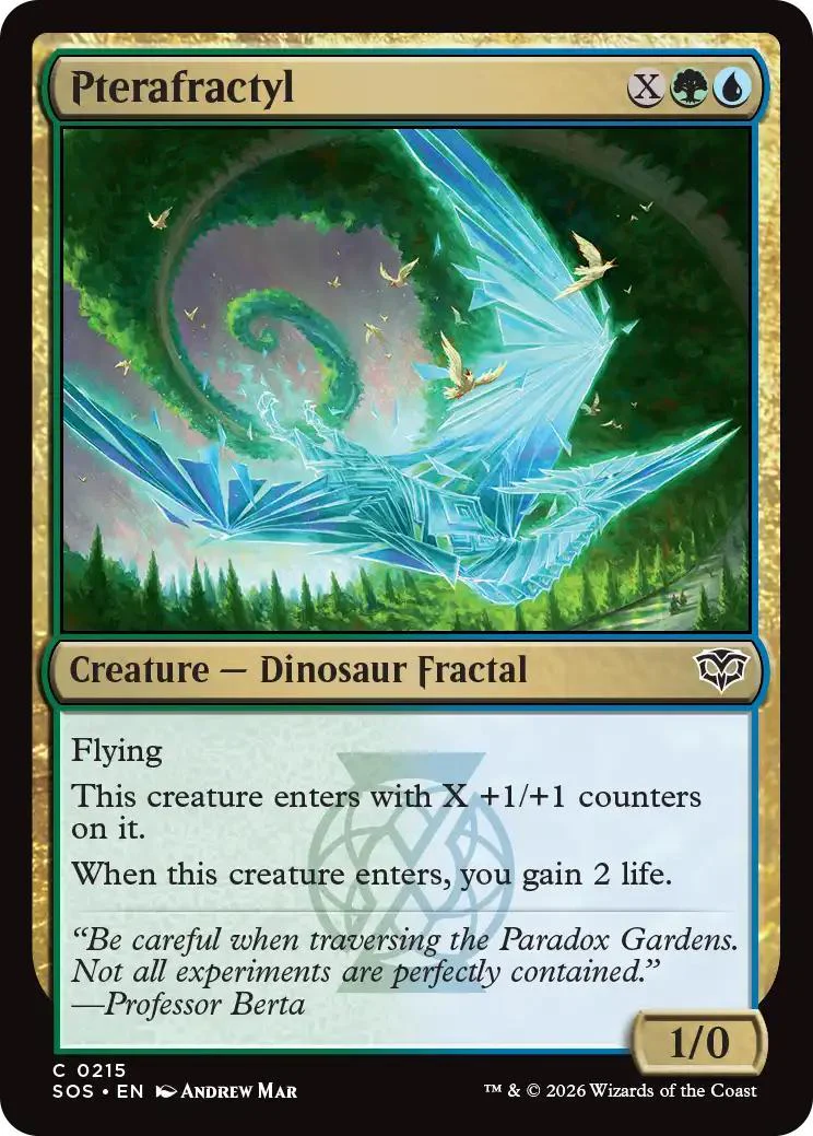 Pterafractyl [215] [Secrets of Strixhaven] [Non-Foil]