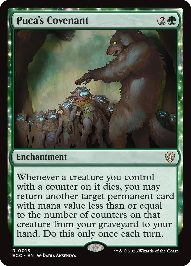Puca's Covenant [18] [Lorwyn Eclipsed: Commander] [Non-Foil]