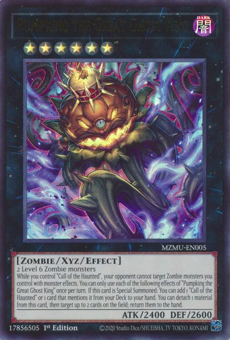 Pumpking the Great Ghost King - MZMU-EN005 - Ultra Rare - 1st Edition