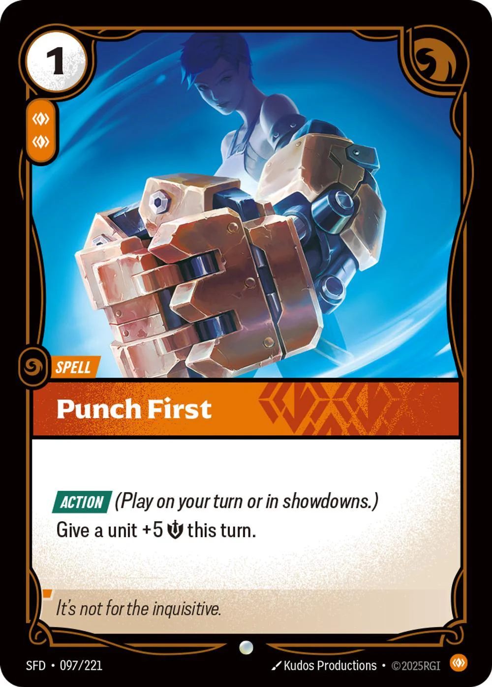 Punch First - 097/221 [Spiritforged] [Non Foil]