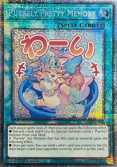 Purrely Pretty Memory - Stamp - RA05-EN120 - Starlight Rare - 1st Edition