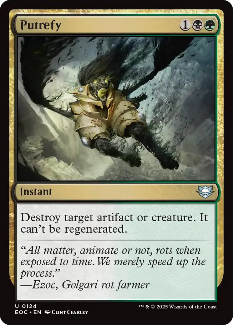 Putrefy [124] [Edge of Eternities: Commander] [Non-Foil]