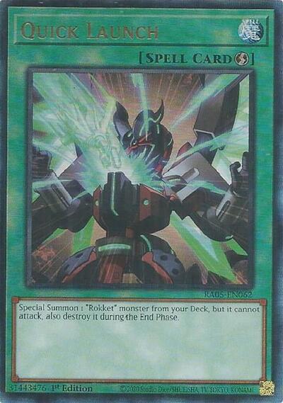 Quick Launch - RA05-EN062 - Ultimate Rare - 1st Edition
