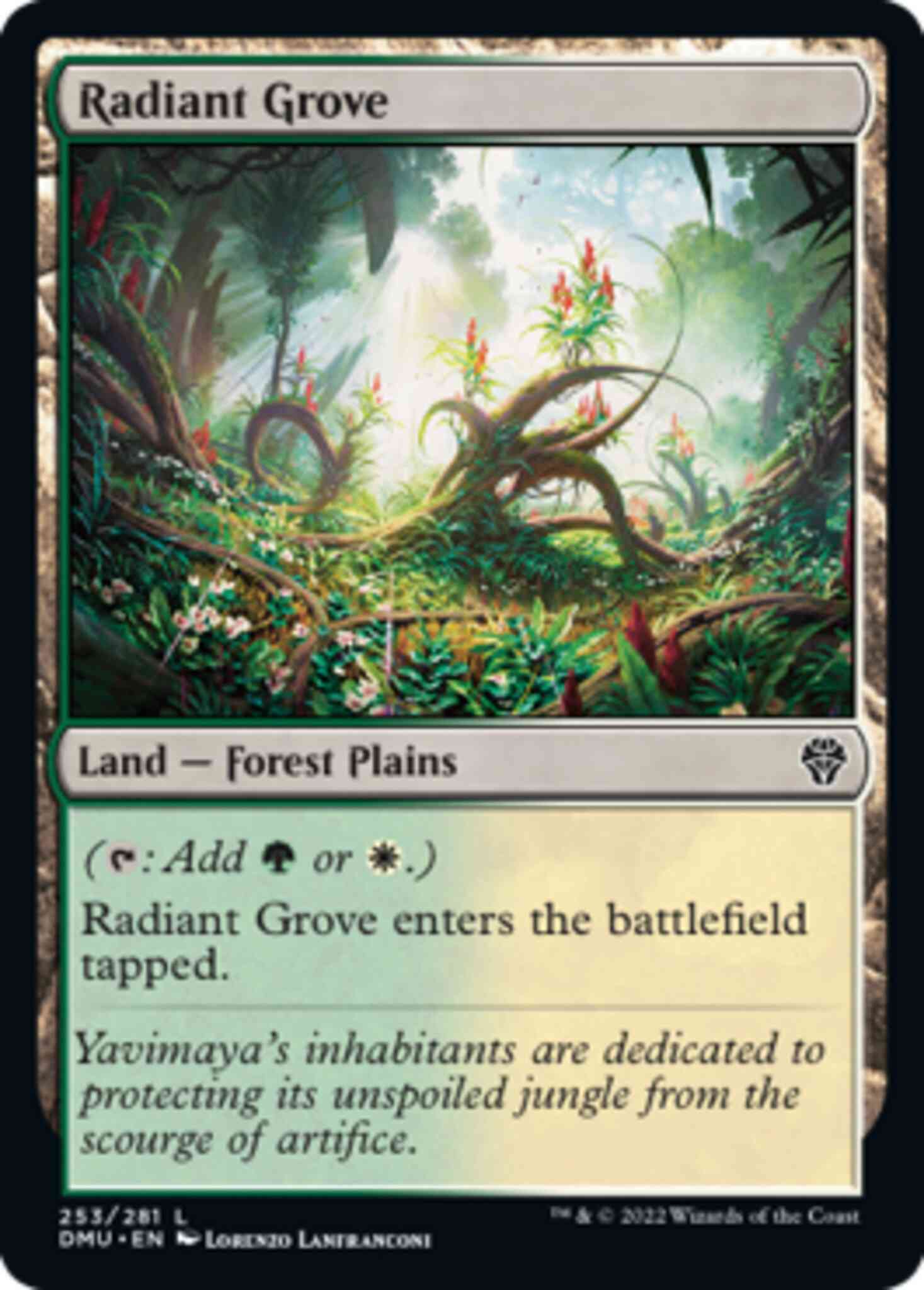 Radiant Grove [253] [Dominaria United] [Non-Foil]