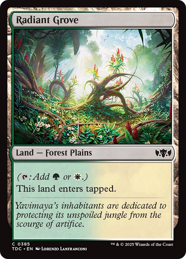Radiant Grove [385] [Tarkir: Dragonstorm: Commander] [Non-Foil]