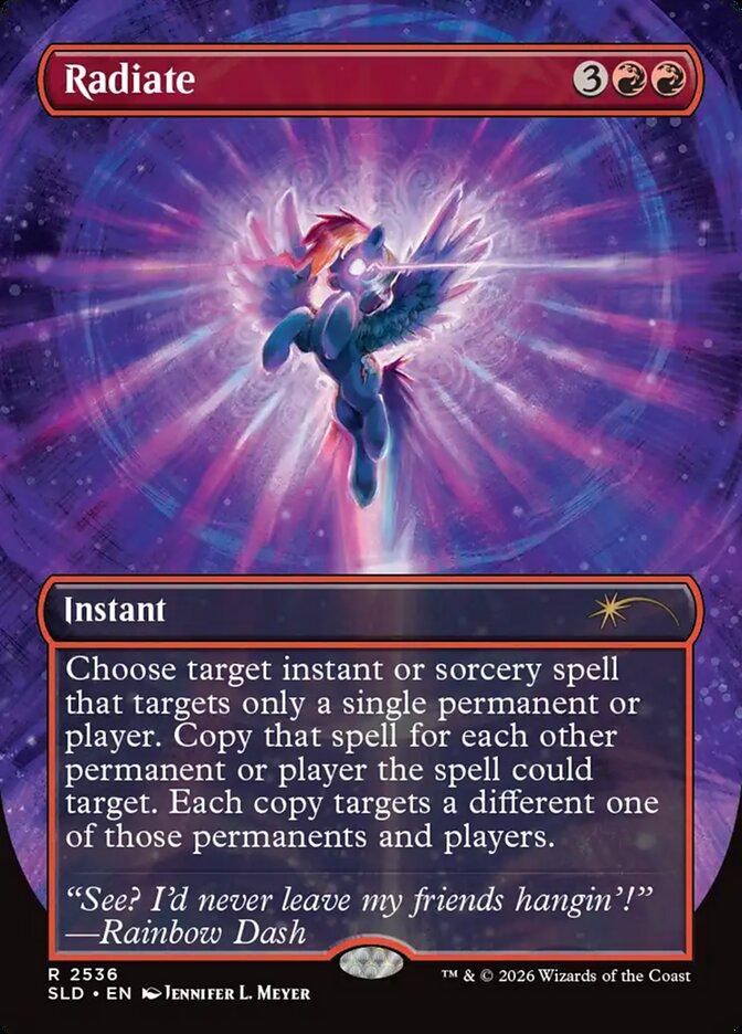 Radiate [2536] [Borderless] [Friendship is Magic] [Secret Lair Drop] [Non-Foil]
