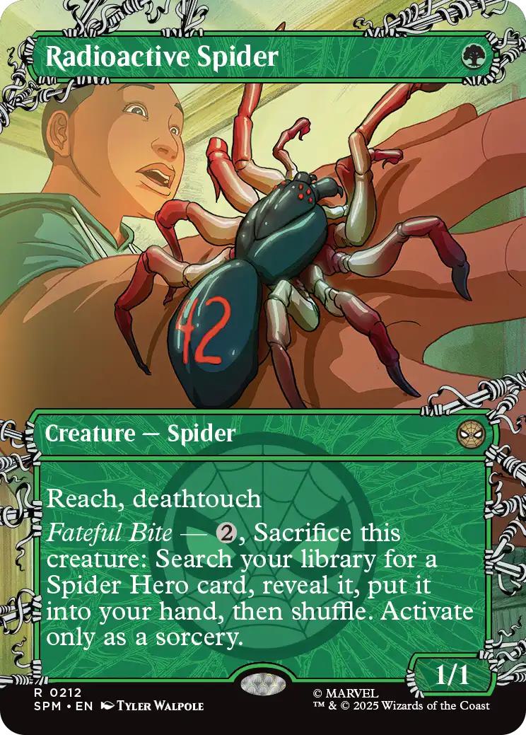 Radioactive Spider [212] [Borderless] [Web-Slinger] [Marvel's Spider-Man] [Non-Foil]