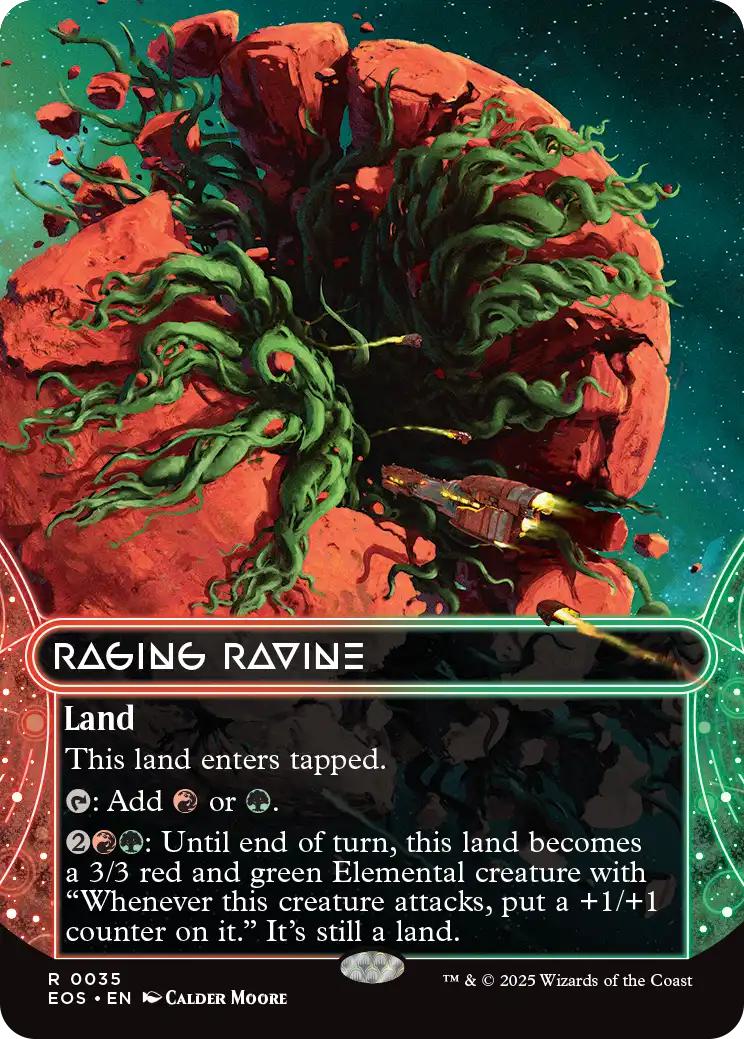 Raging Ravine [35] [Borderless] [Edge of Eternities: Stellar Sights] [Non-Foil]