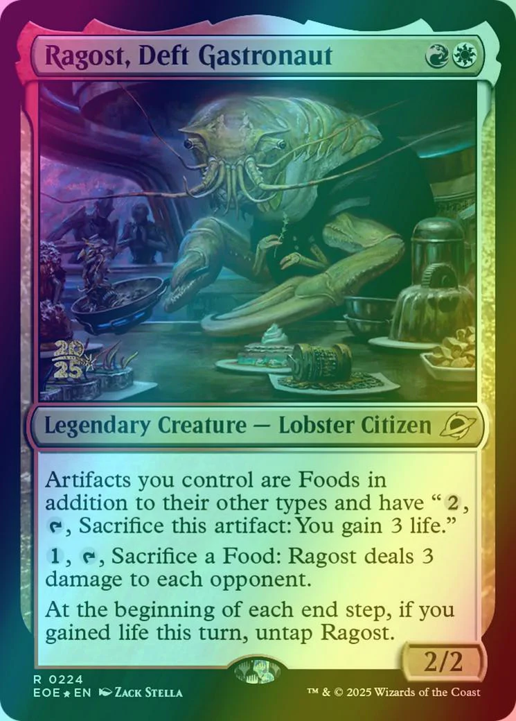 Ragost, Deft Gastronaut [224s] [Prerelease] [Edge of Eternities: Promos] [Foil]