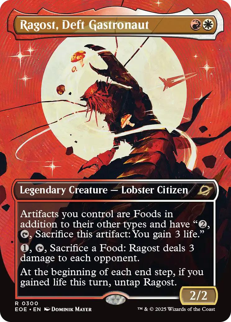 Ragost, Deft Gastronaut [300] [Borderless] [Triumphant] [Edge of Eternities] [Non-Foil]