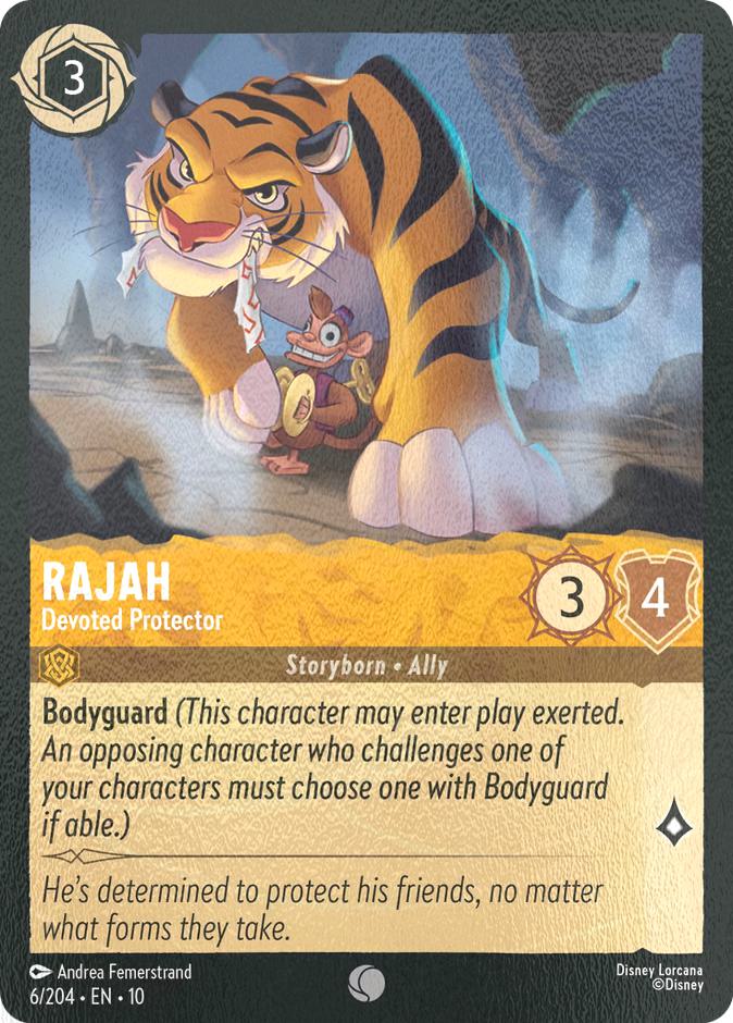 Rajah - Devoted Protector - 6/204 [Whispers in the Well] [Cold Foil]