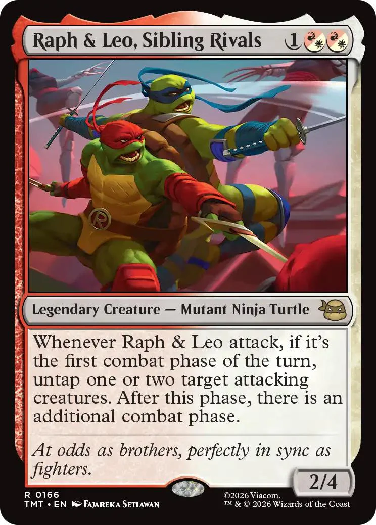 Raph & Leo, Sibling Rivals [166] [Teenage Mutant Ninja Turtles] [Non-Foil]
