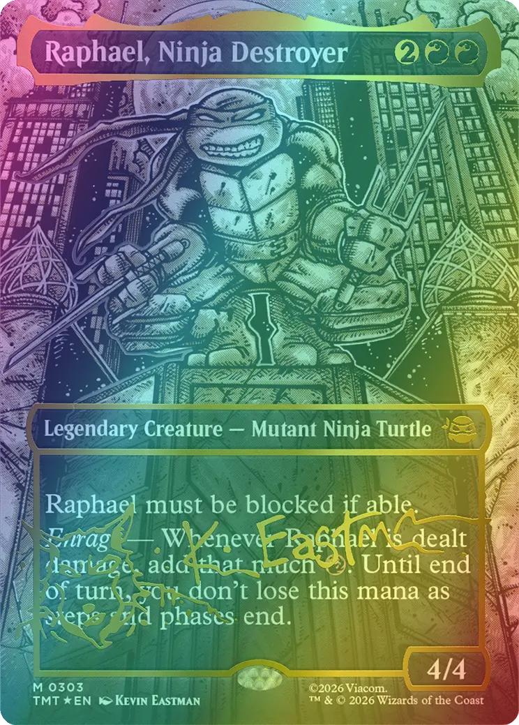 Raphael, Ninja Destroyer [303] [Borderless] [Headliner] [Teenage Mutant Ninja Turtles] [Foil]