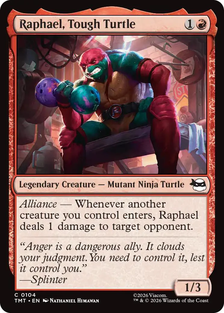 Raphael, Tough Turtle [104] [Teenage Mutant Ninja Turtles] [Non-Foil]