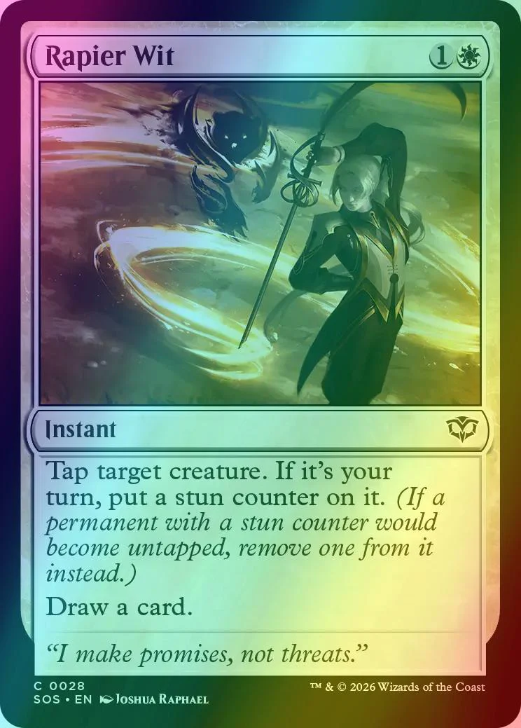 Rapier Wit [28] [Secrets of Strixhaven] [Foil]