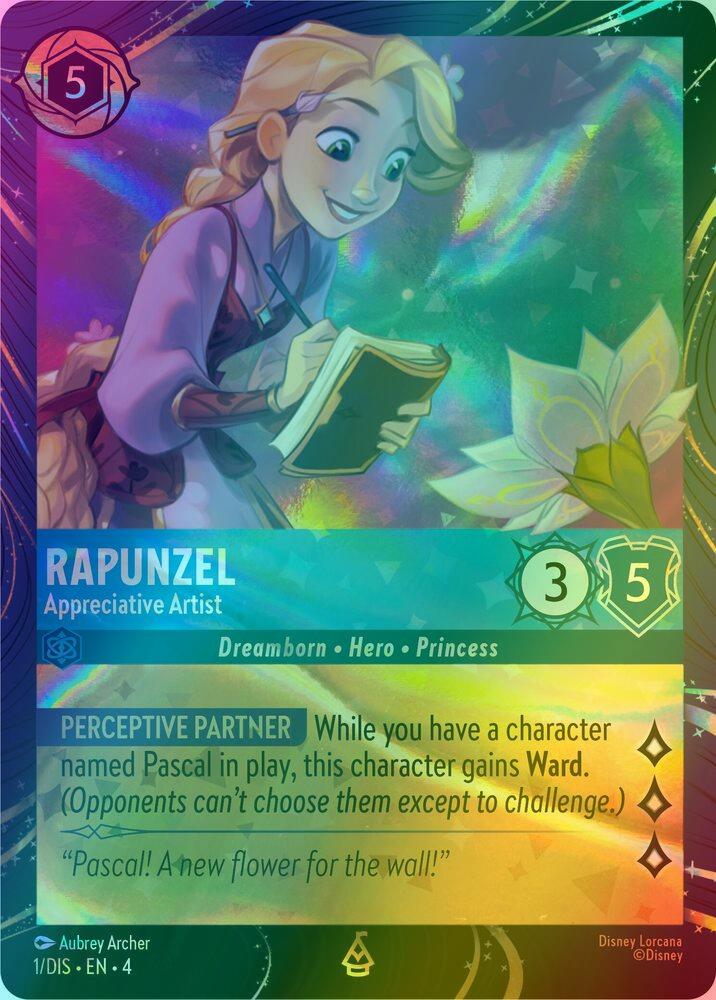 Rapunzel - Appreciative Artist - 1/DIS [Disney Lorcana Promo Cards] [Holofoil]
