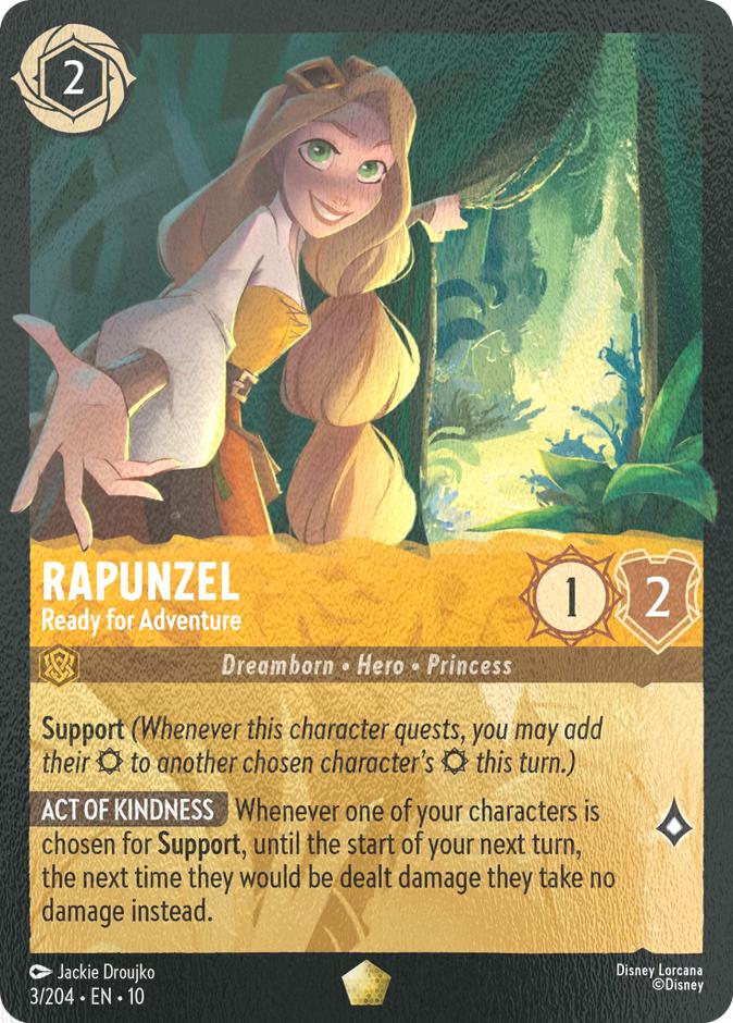 Rapunzel - Ready for Adventure - 3/204 [Whispers in the Well] [Cold Foil]