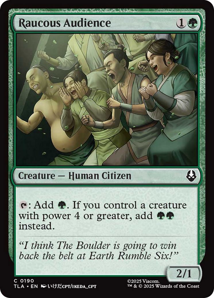 Raucous Audience [190] [Avatar: The Last Airbender] [Non-Foil]