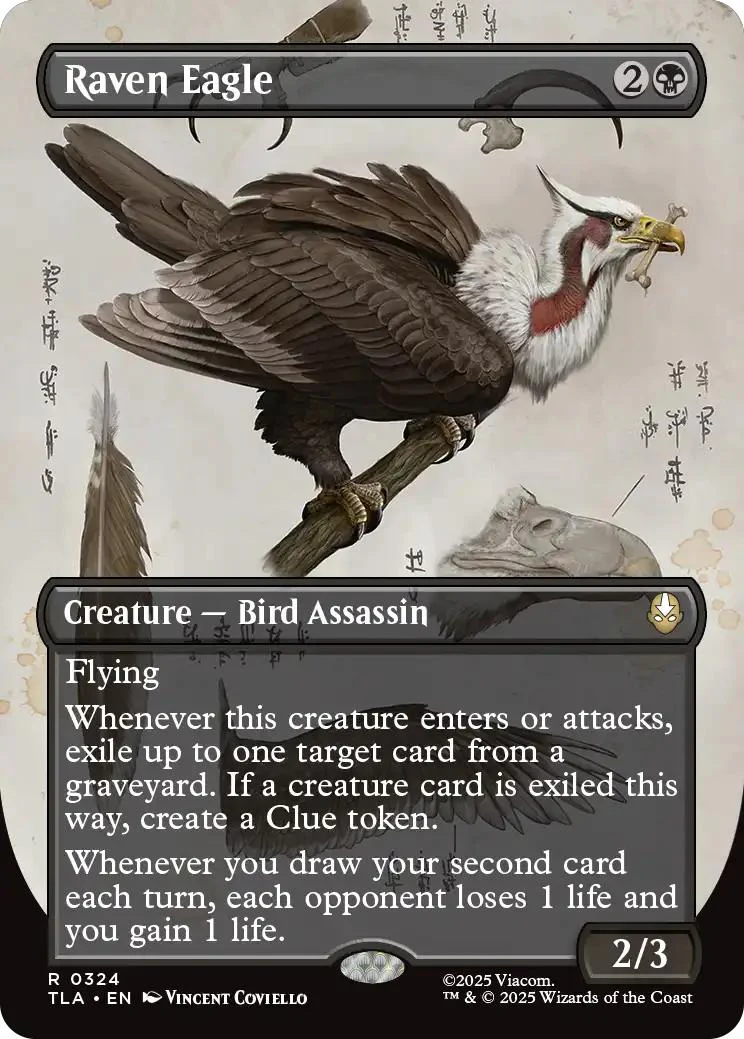 Raven Eagle [324] [Borderless] [Field Notes] [Avatar: The Last Airbender] [Non-Foil]