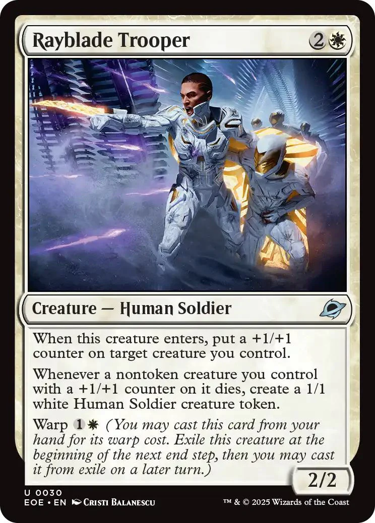 Rayblade Trooper [30] [Edge of Eternities] [Non-Foil]