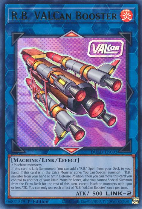 R.B. VALCan Booster - DUAD-EN093 - Ultra Rare - 1st Edition