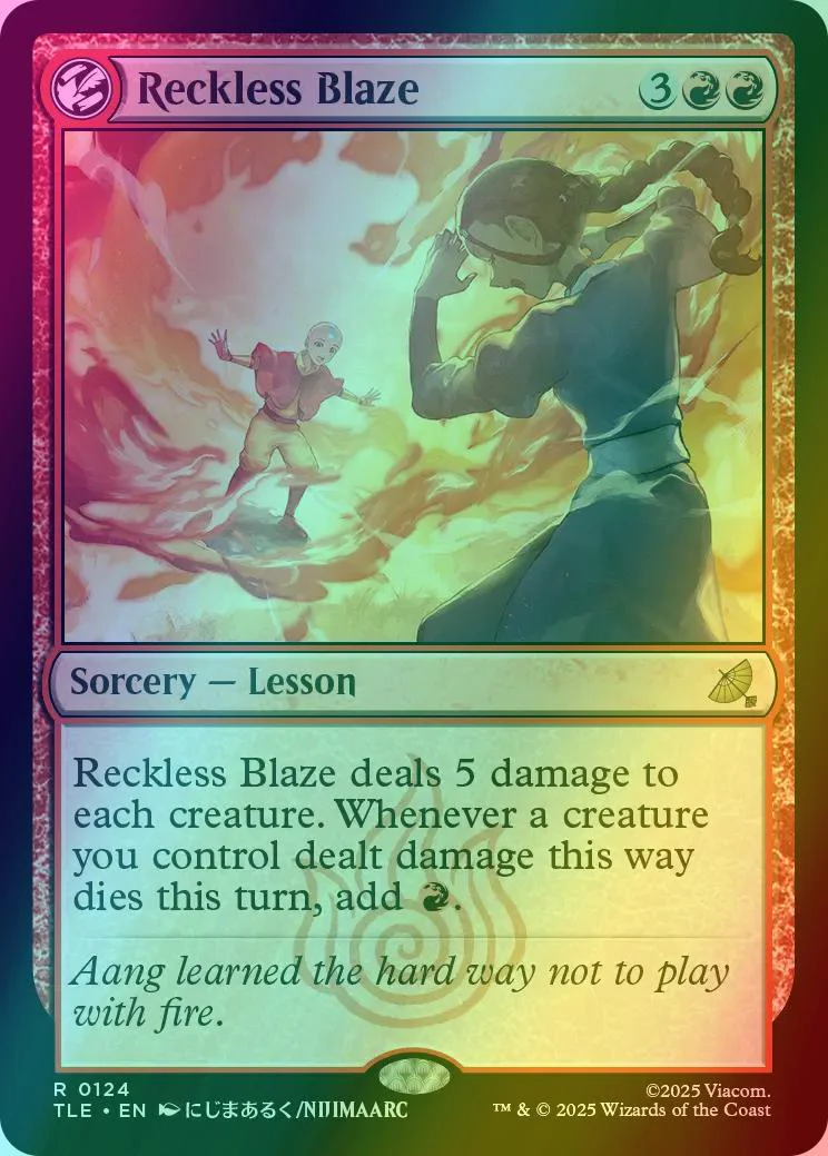 Reckless Blaze [124] [Avatar: The Last Airbender Eternal] [Foil]