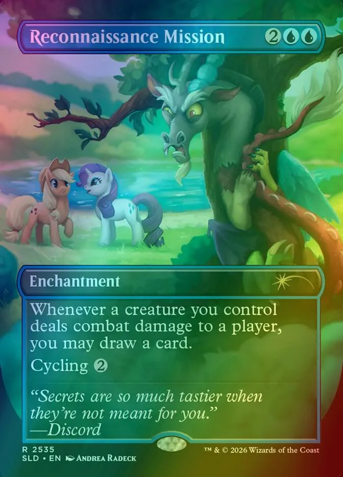 Reconnaissance Mission [2535] [Borderless] [Friendship is Magic] [Secret Lair Drop] [Foil]