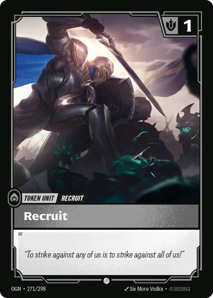 Recruit // Buff - 271/298 [Origins] [Non-Foil]