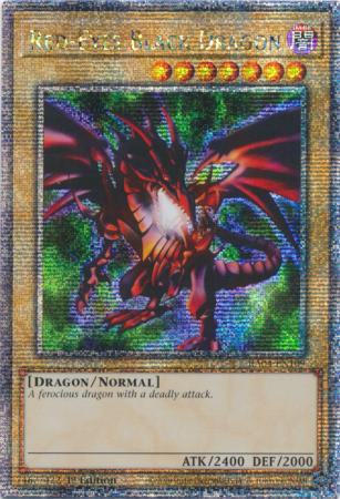 Red-Eyes Black Dragon - 4th Art - RA04-EN109 - Quarter Century Secret Rare - 1st Edition