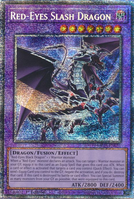 Red-Eyes Slash Dragon - MP25-EN031 - Starlight Rare - 1st Edition