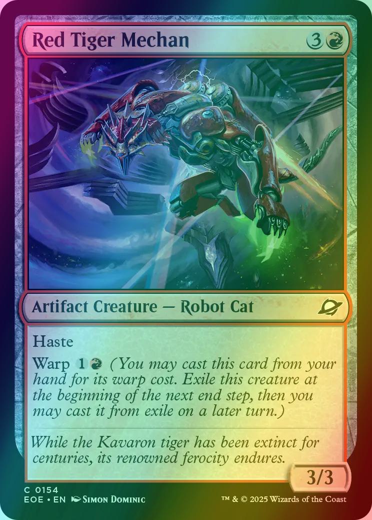 Red Tiger Mechan [154] [Edge of Eternities] [Foil]