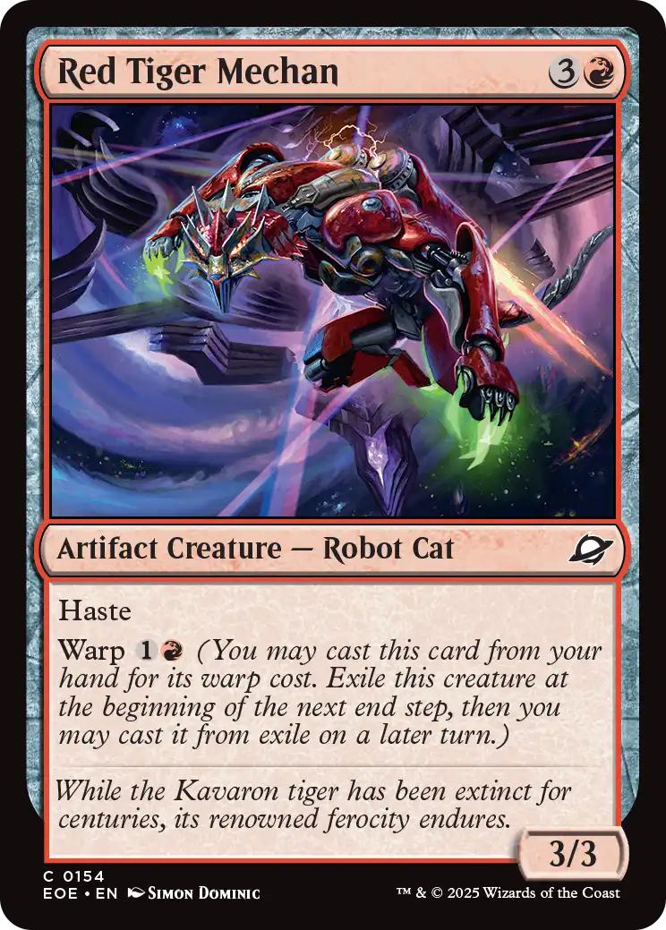 Red Tiger Mechan [154] [Edge of Eternities] [Non-Foil]