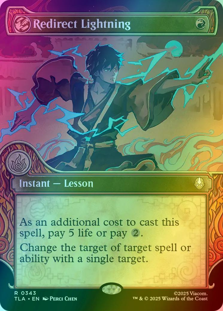 Redirect Lightning [343] [Elemental Frame] [Avatar: The Last Airbender] [Foil]