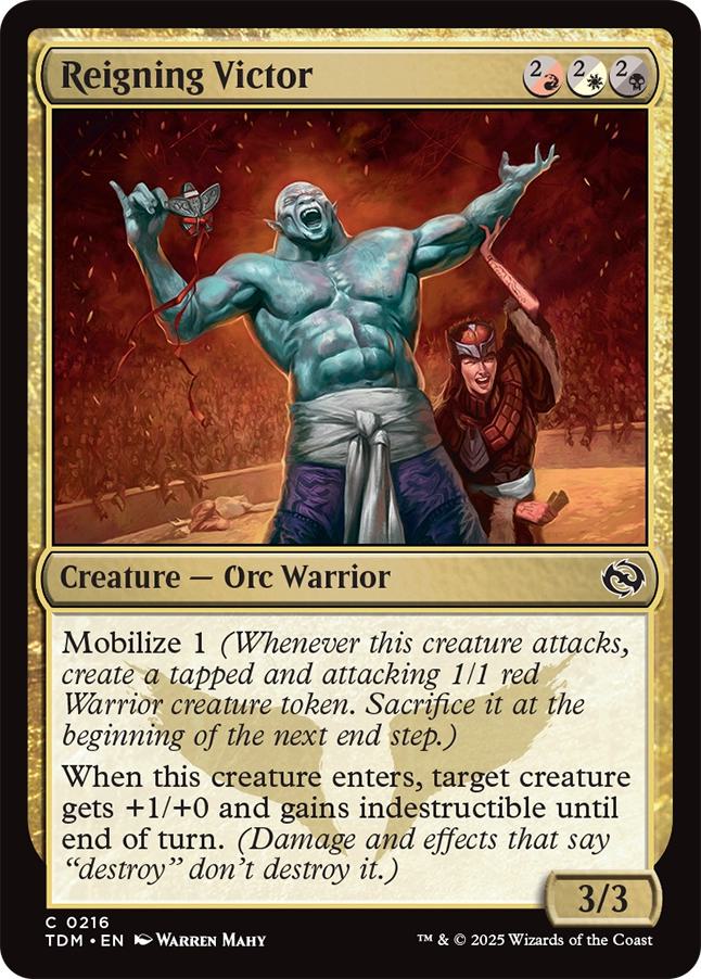 Reigning Victor [216] [Tarkir: Dragonstorm] [Non-Foil]