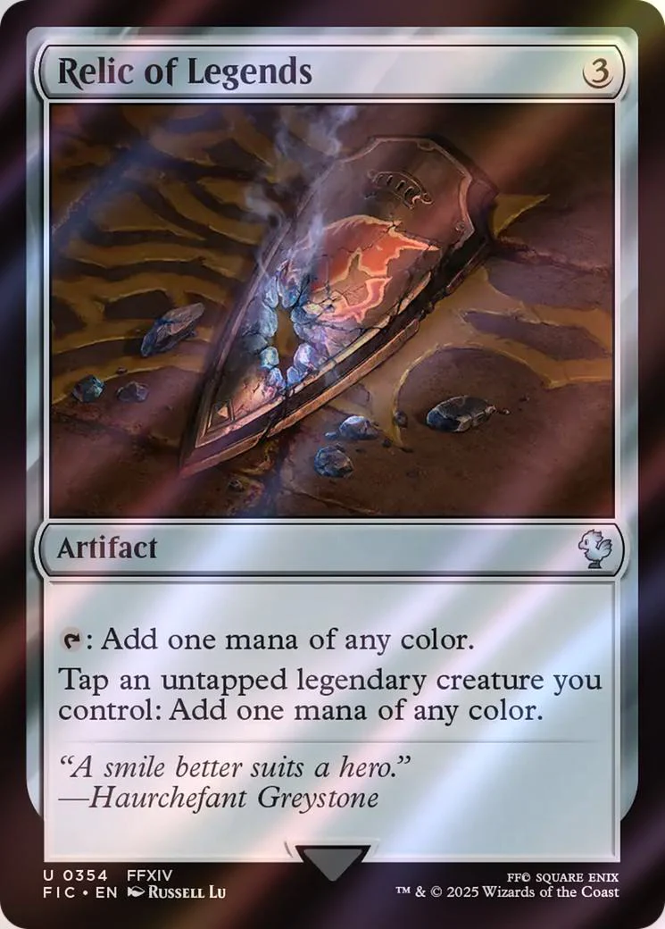 Relic of Legends [354] [FINAL FANTASY: Commander] [Surge Foil]