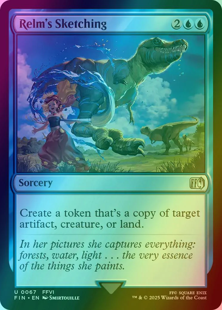 Relm's Sketching [67] [FINAL FANTASY] [Foil]
