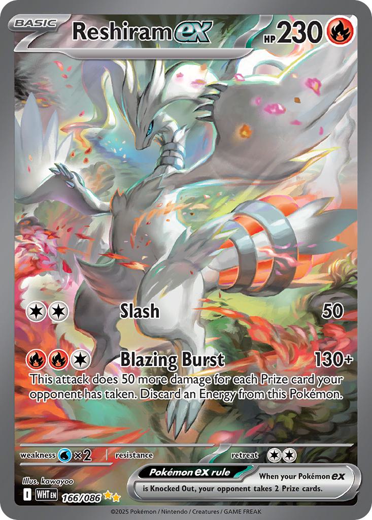 Reshiram ex - 166/086 - Special Illustration Rare [sv105w-166] [Ultra]