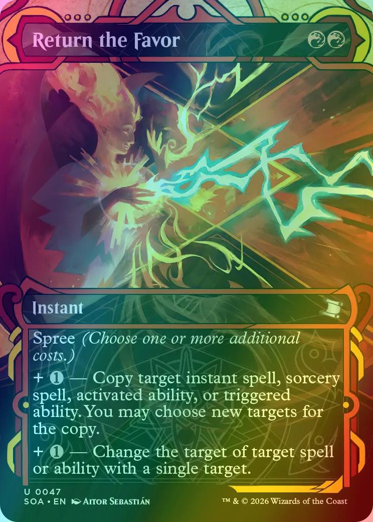 Return the Favor [47] [Showcase] [Secrets of Strixhaven: Mystical Archive] [Foil]