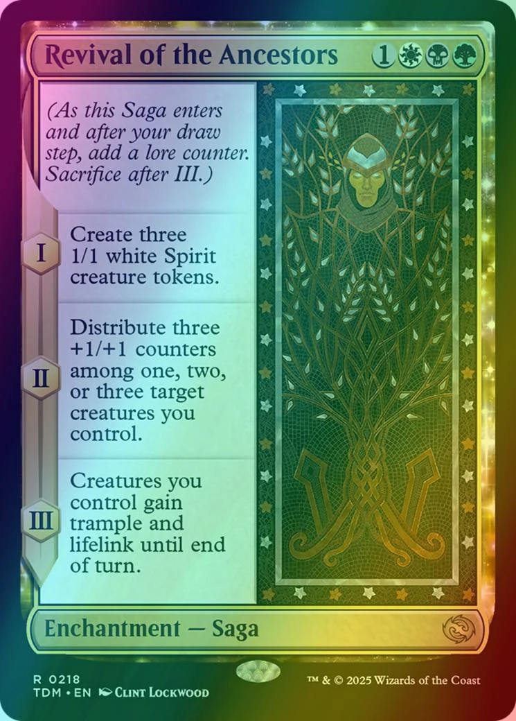 Revival of the Ancestors [218] [Tarkir: Dragonstorm] [Foil]