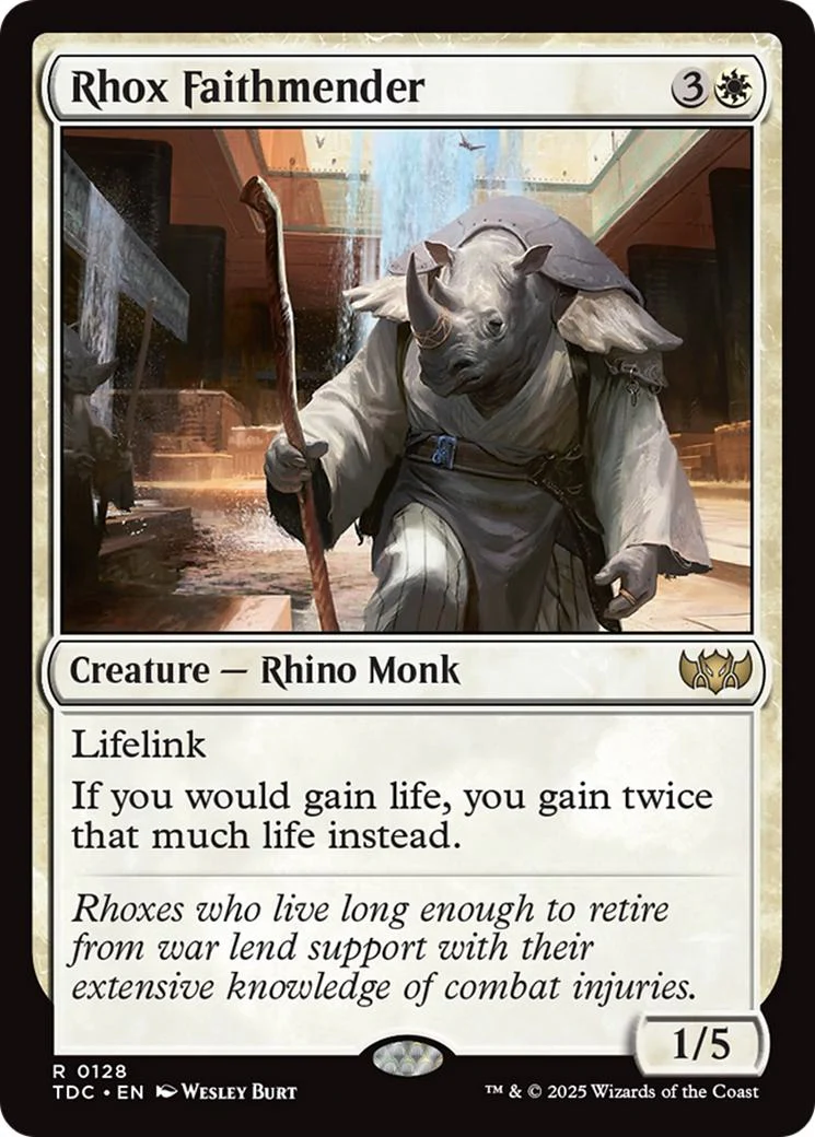 Rhox Faithmender [128] [Tarkir: Dragonstorm: Commander] [Non-Foil]