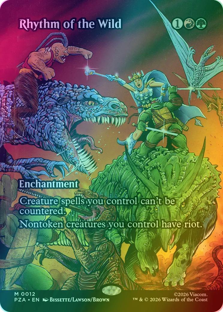 Rhythm of the Wild [12] [Borderless] [Teenage Mutant Ninja Turtles Source Material] [Foil]
