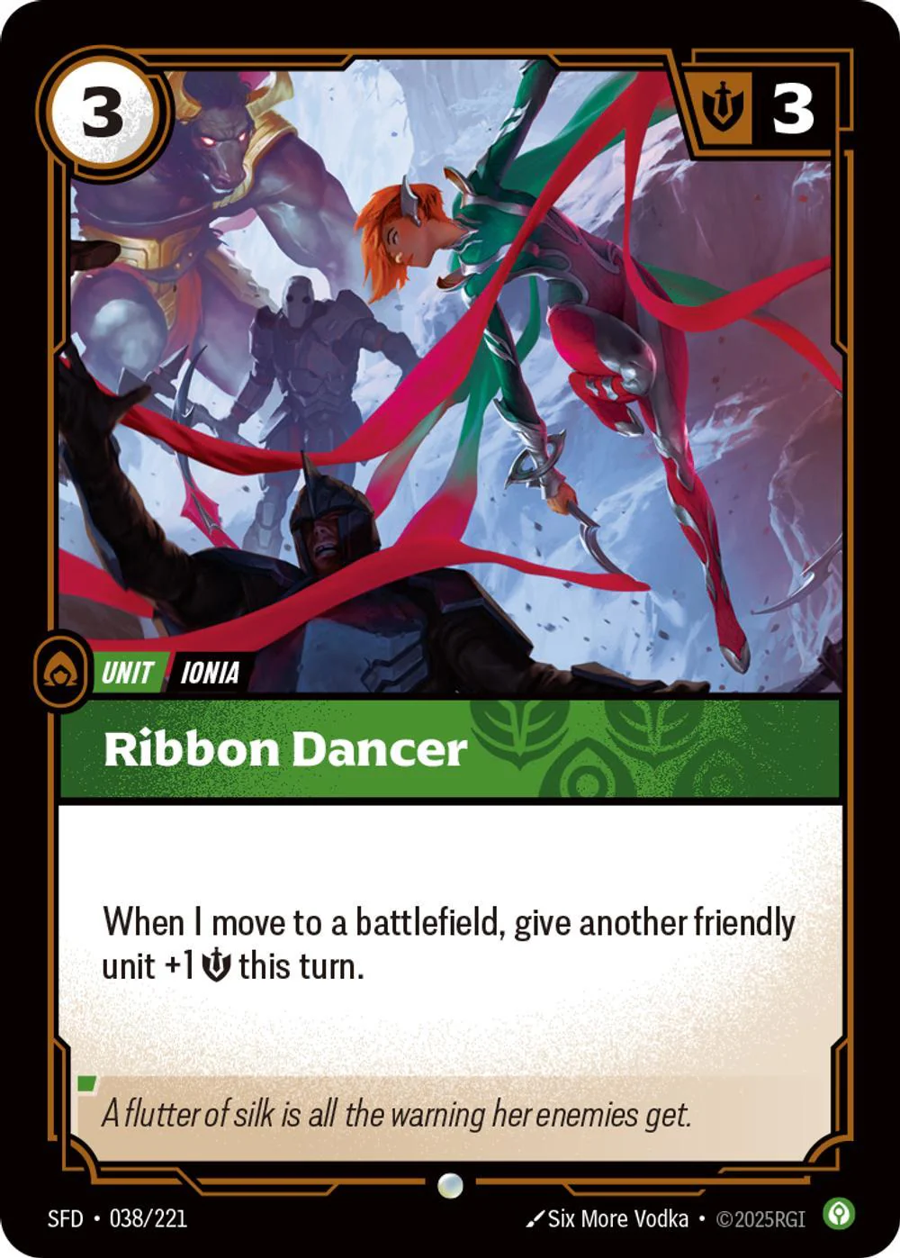 Ribbon Dancer - 038/221 [Spiritforged] [Non Foil]