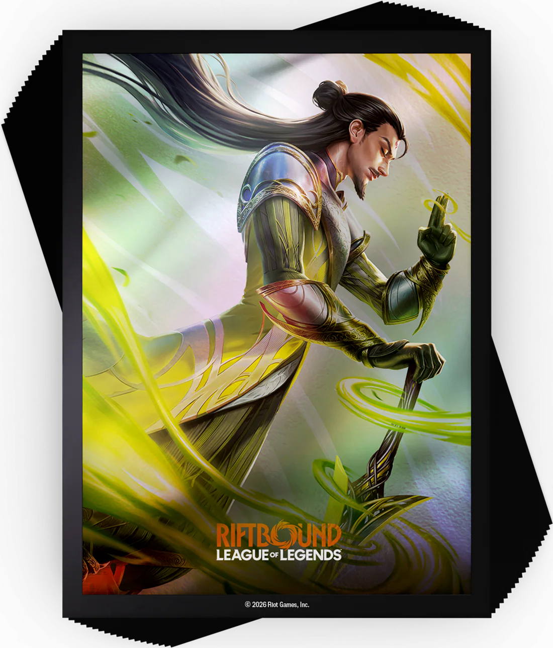 Riftbound: League of Legends TCG Art Sleeves - Standard Size - 100ct - Unleashed - Master Yi, Wuju Master