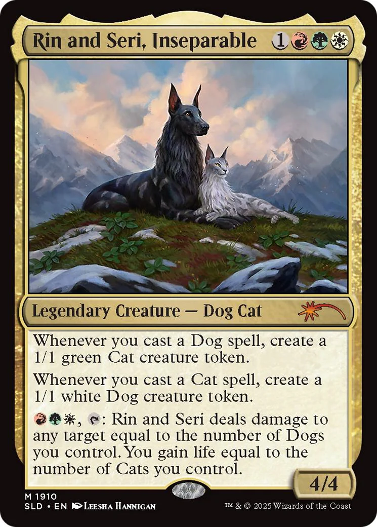 Rin and Seri, Inseparable [1910] [Everyone's Invited] [Secret Lair Drop] [Non-Foil]