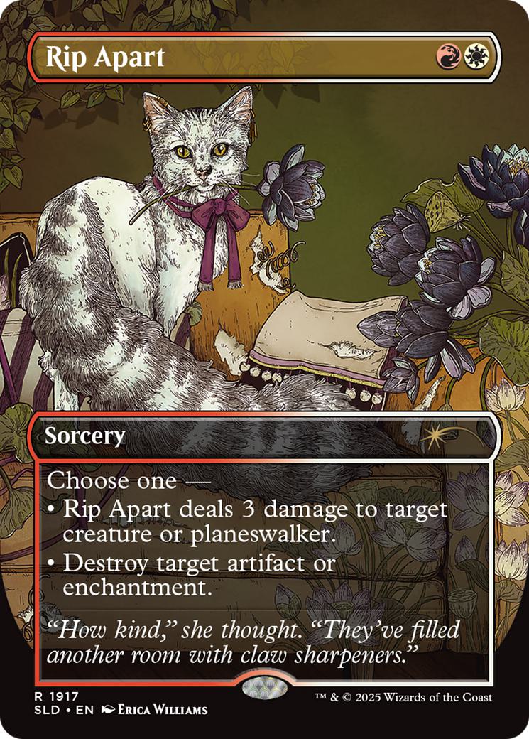 Rip Apart [1917] [Borderless] [Cats Are Better Than Dogs] [Secret Lair Drop] [Non-Foil]