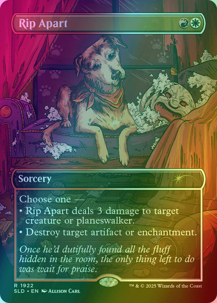 Rip Apart [1922] [Borderless] [Dogs Are Better Than Cats] [Secret Lair Drop] [Foil]
