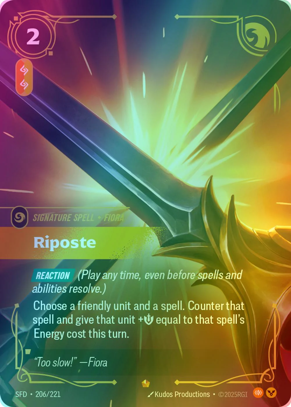 Riposte - 206/221 [Spiritforged] [Foil]