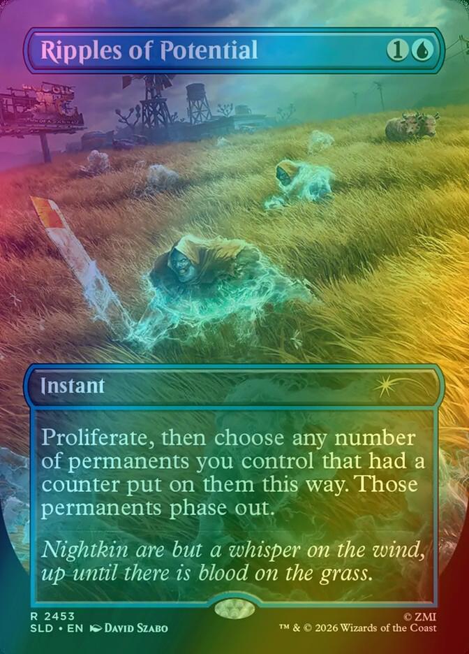Ripples of Potential [2453] [Borderless] [Fallout: Rad] [Secret Lair Drop] [Foil]