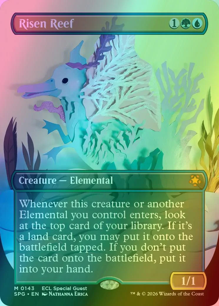 Risen Reef [143] [Borderless] [Special Guests] [Foil]
