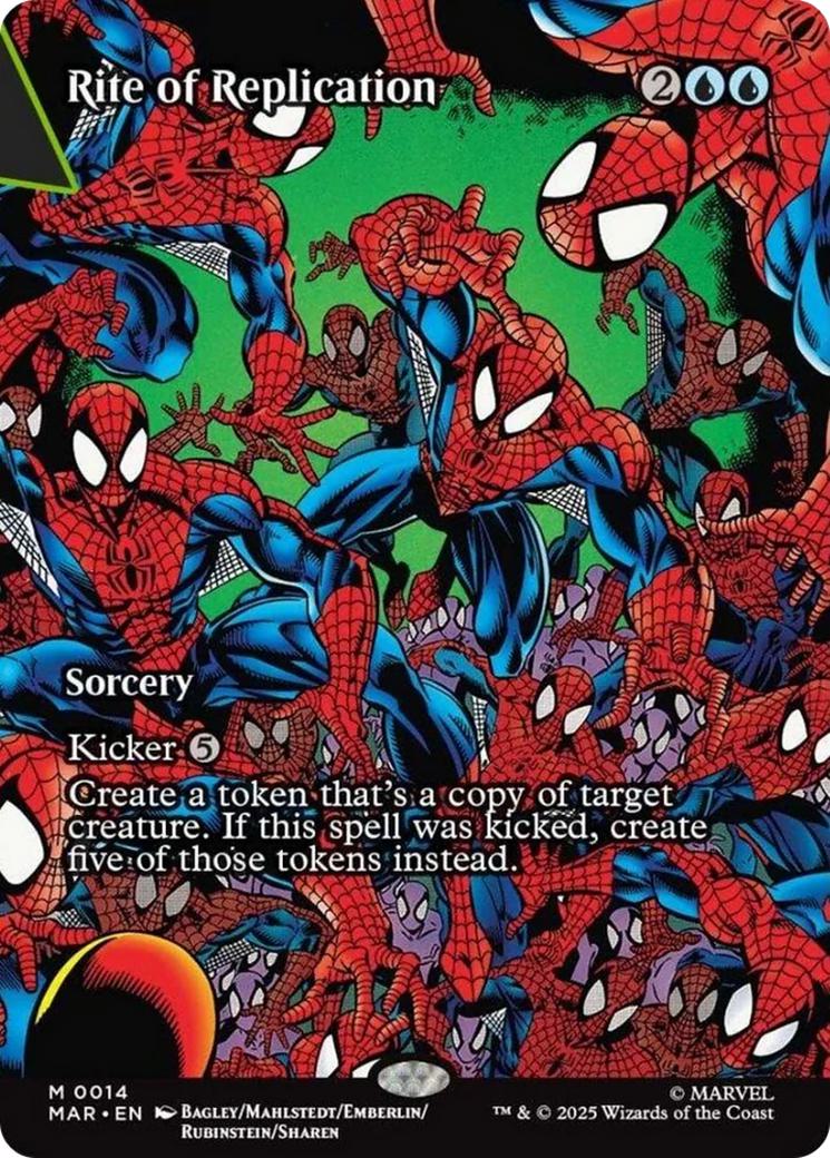 Rite of Replication [14] [Borderless] [Source Material] [Marvel Universe] [Non-Foil]
